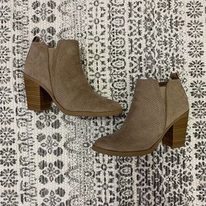 Beige Ankle Boots